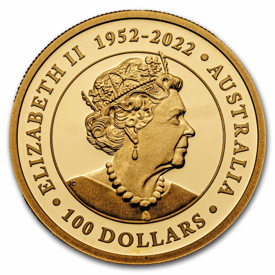 2023 Australia 1 oz Gold Dragon Proof (w/Box & COA)