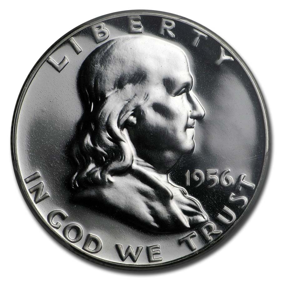 1956 Franklin Half Dollar Type-II PR-66 PCGS