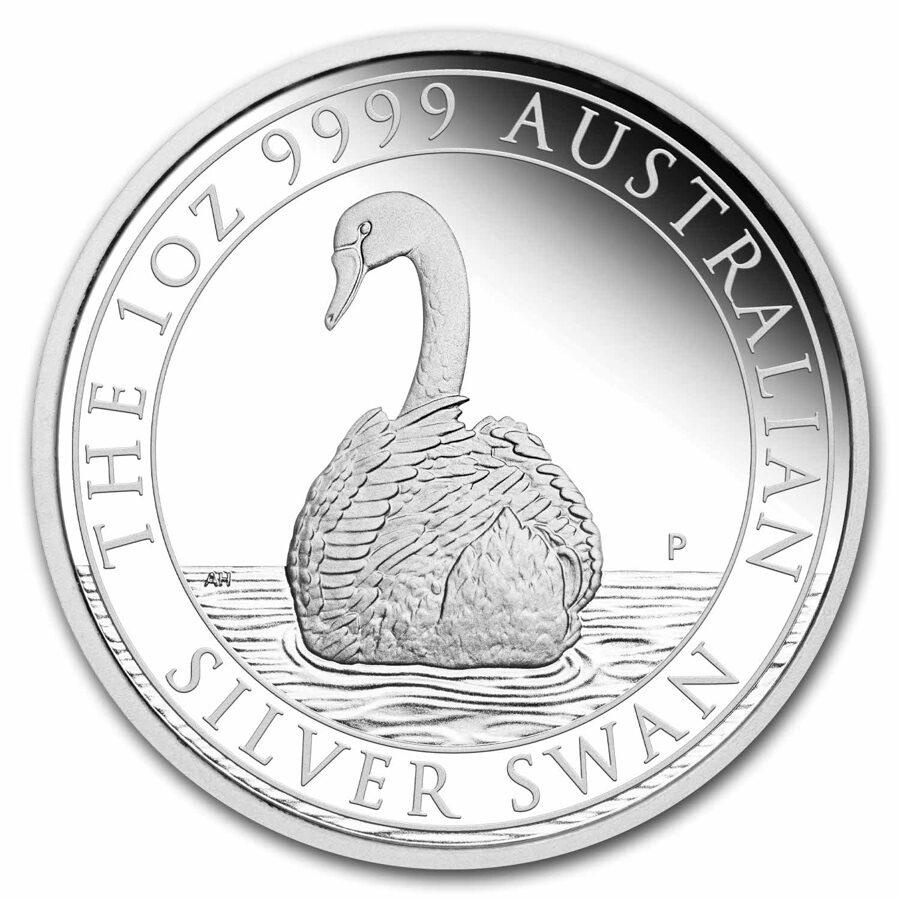 2023 Australia 1 oz Silver Swan PR-70 PCGS (FS, Swan Label)