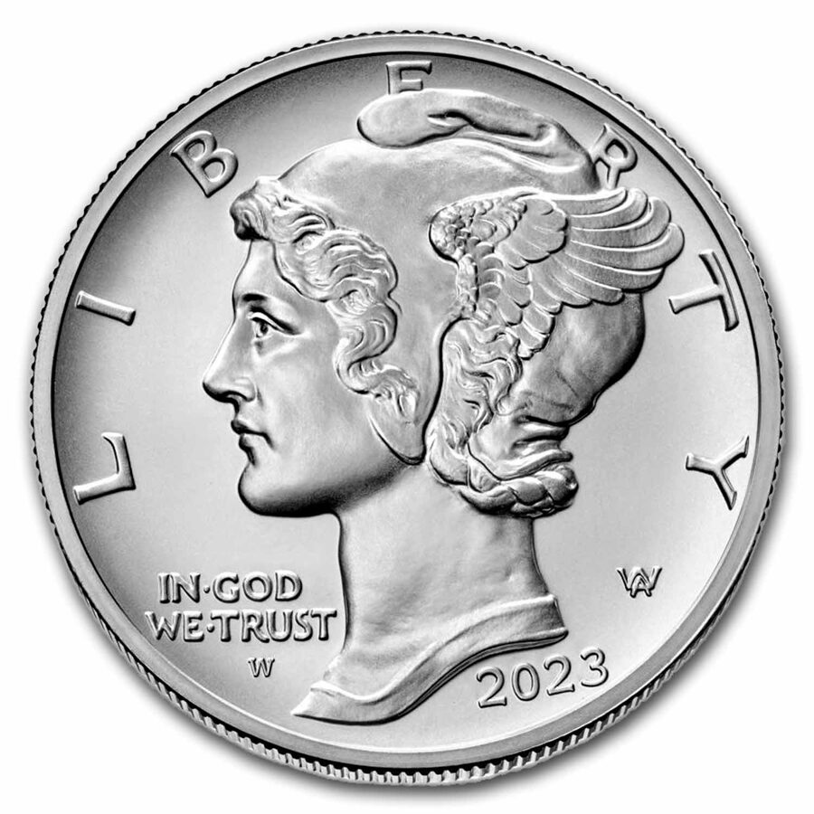 2023-W 1 oz Burnished Palladium Eagle SP-70 PCGS (FDI, Black)