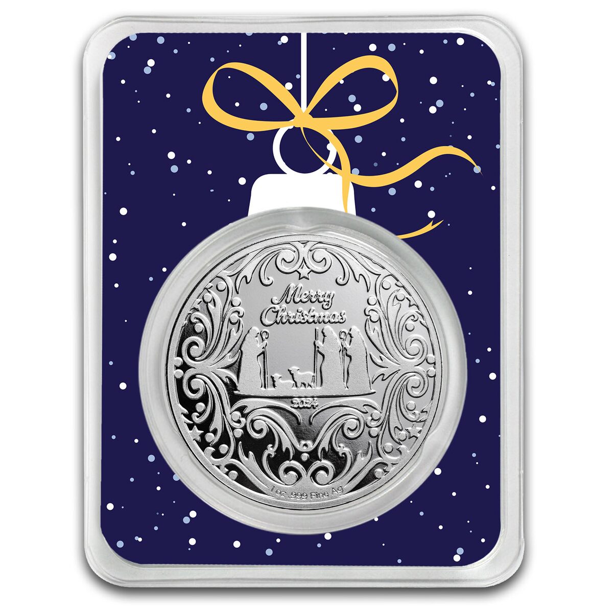 1 oz Silver Round - Nativity (Ornate Design, Limited Edition)