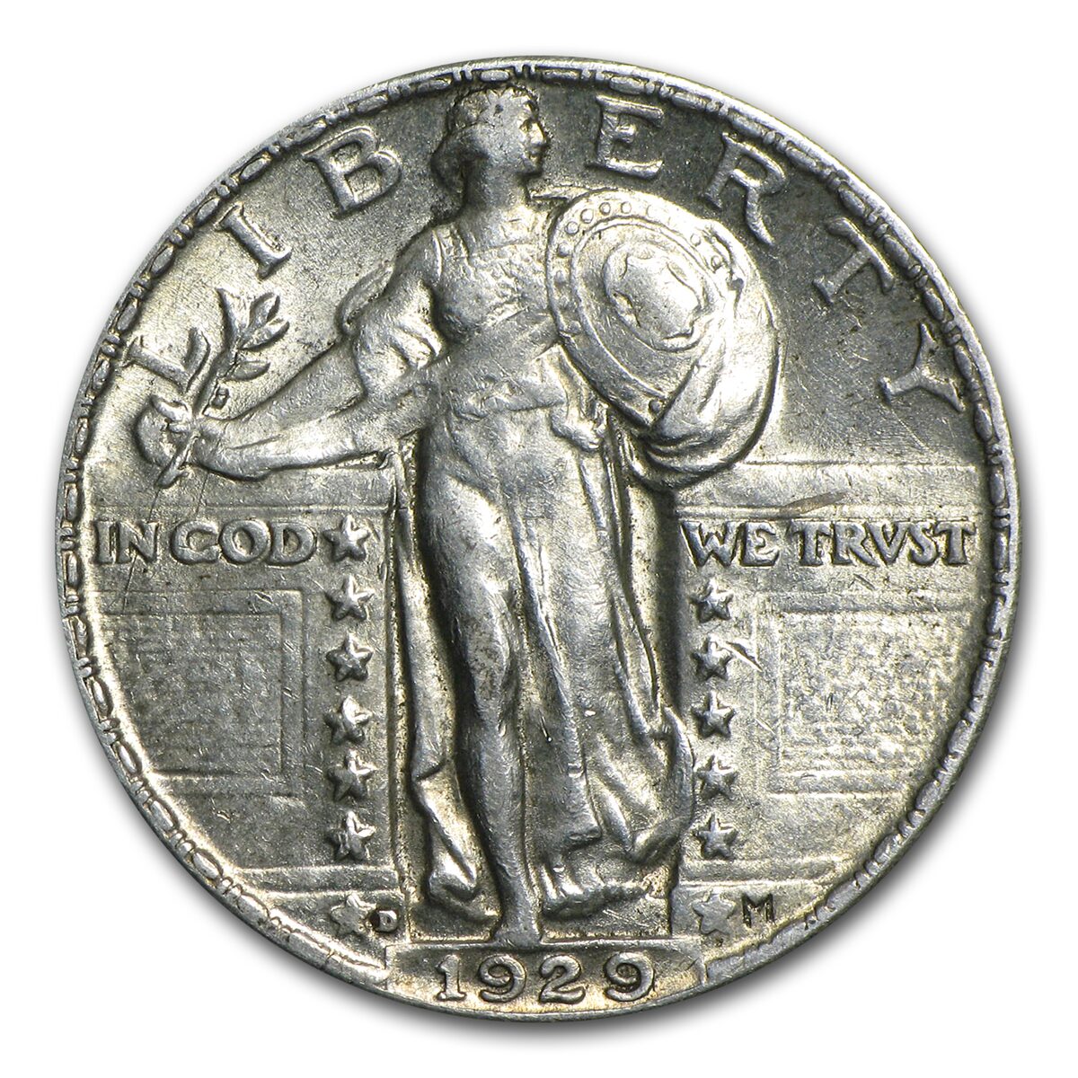 1929-D Standing Liberty Quarter AU