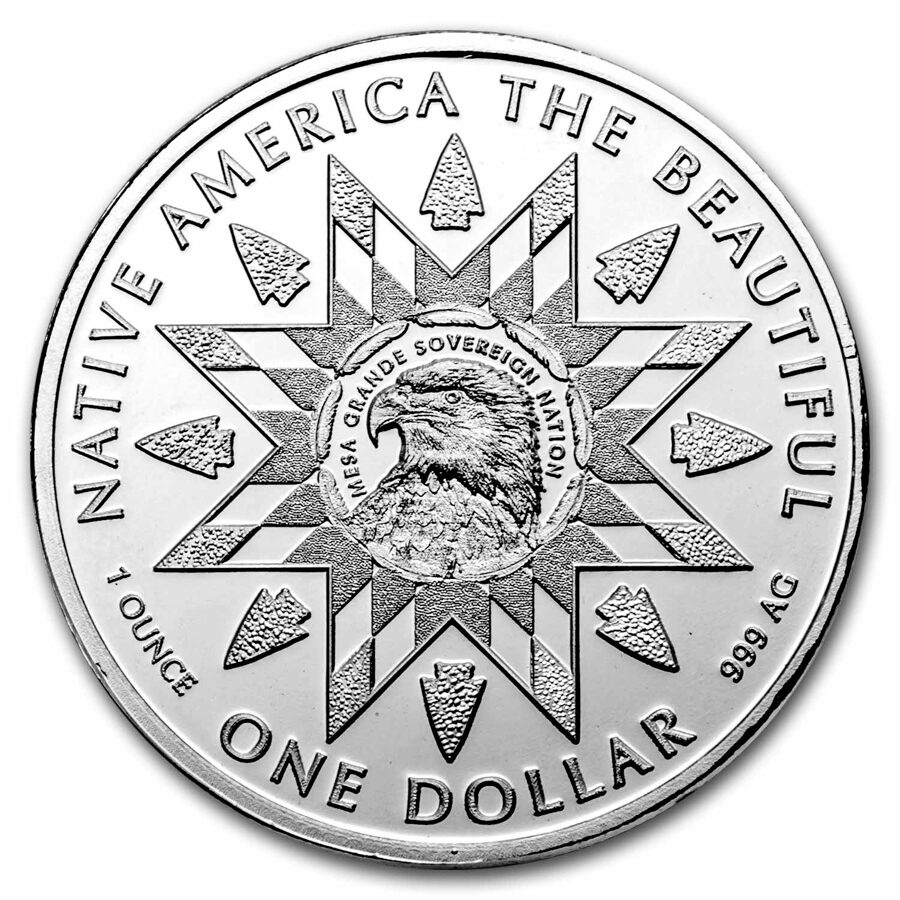 2023 1 oz Silver NATB Tennessee Great Smoky Mountains (Color)