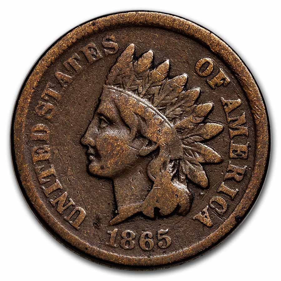 1865 Indian Head Cent Fine