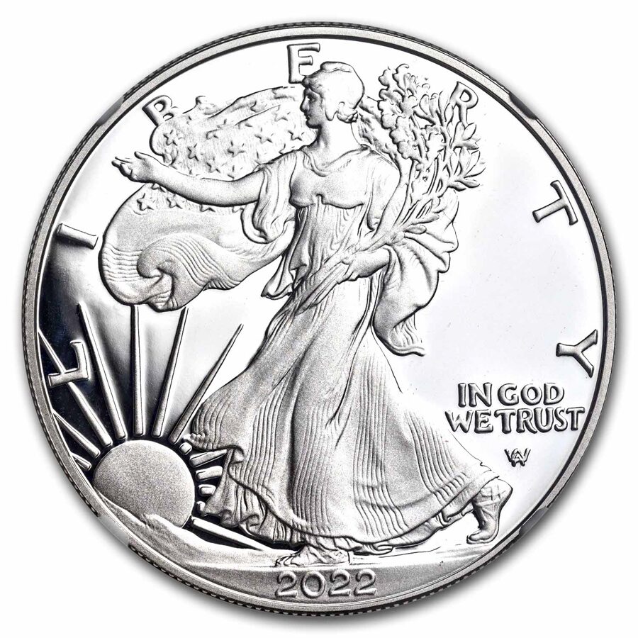 2022-S Proof Silver American Eagle PF-70 NGC (First Releases)