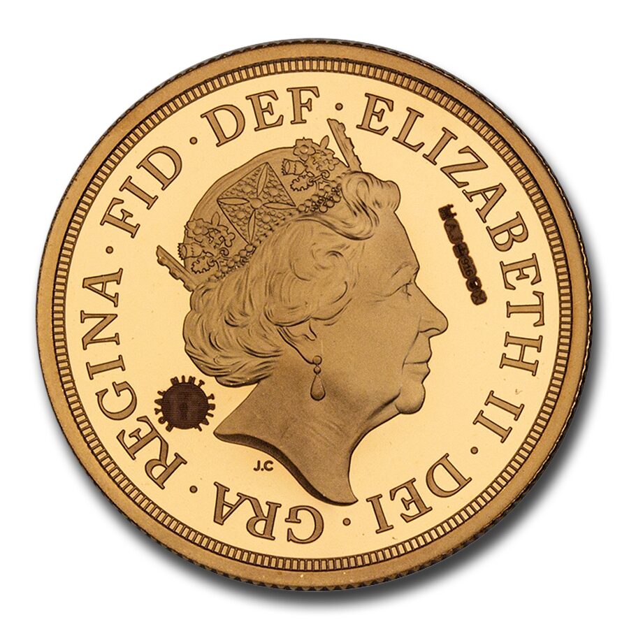 2021 Great Britain Gold 2 Sovereign PF-70 NGC (Die Trial Piece)