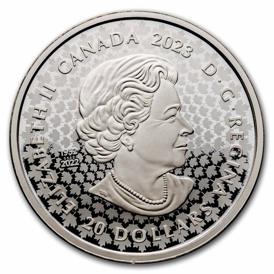 2023 Canada 1 oz Silver $1 Great Hunters Grizzly (UHR)