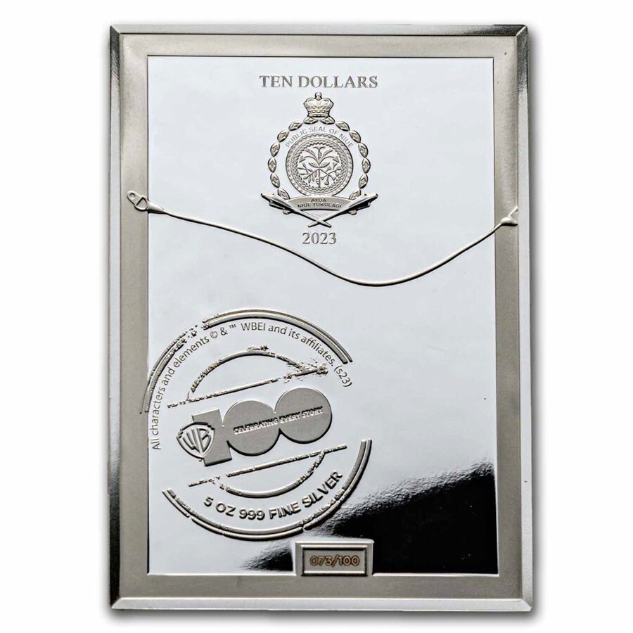 2023 Niue 5 oz Silver Warner Bros. 100 - Shawshank Redemption