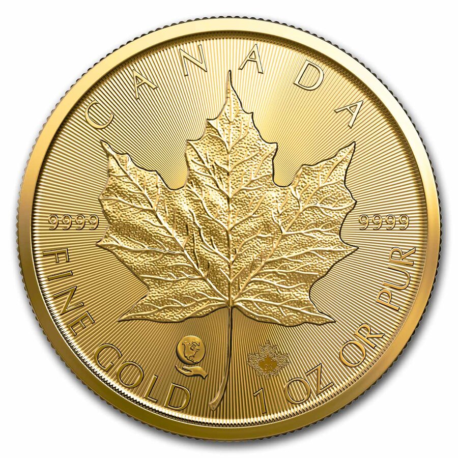 2023 RCM 1 oz Gold Maple Leaf Single-Sourced Mine BU (Assay Card)