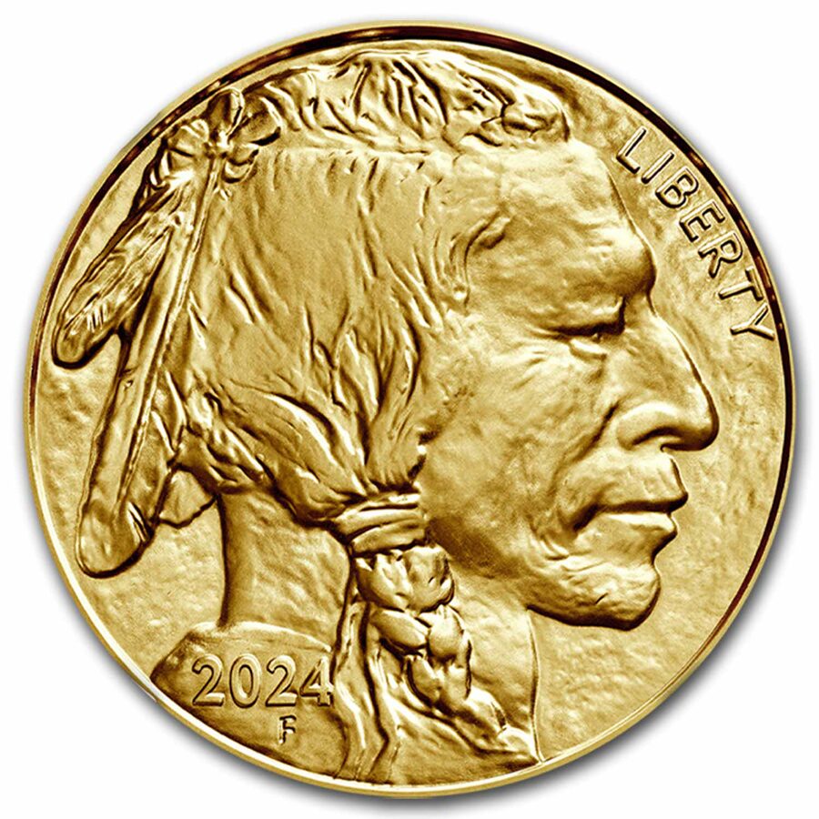 2024 1 oz Gold Buffalo (MintDirect Premier Single + PCGS FS)