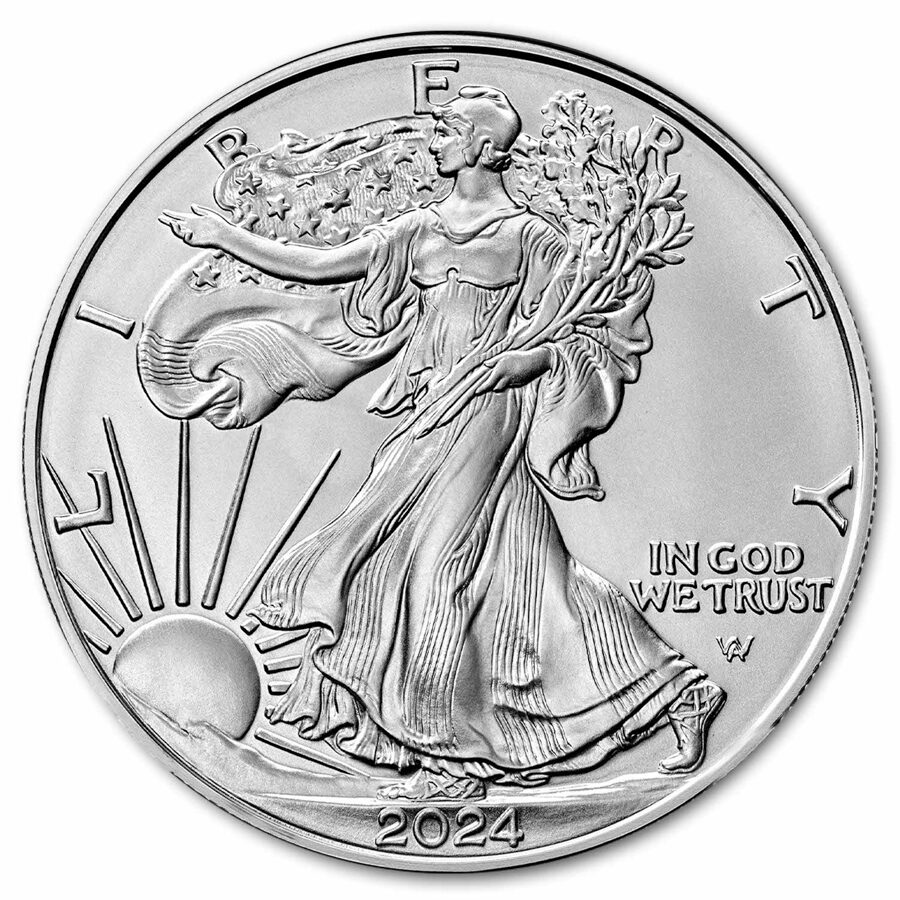 2024 American Silver Eagle MS-70 NGC (First Day of Issue)