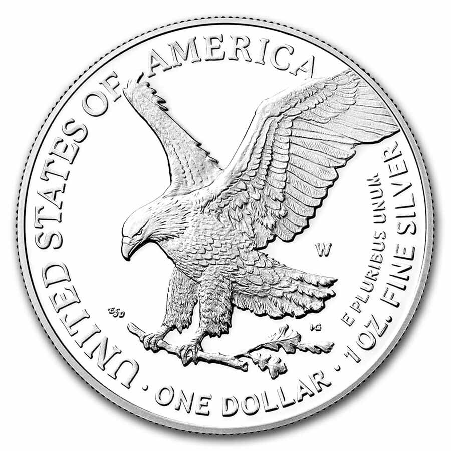 2024-W 1 oz Proof American Silver Eagle (w/Box & COA)