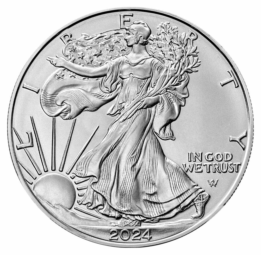 2024-W 1 oz Proof Silver Eagle PR-70 PCGS (First Day of Issue)
