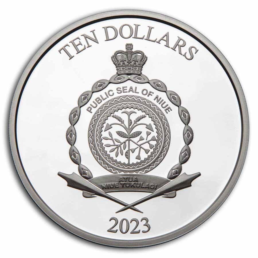 2023 Niue 3 oz Silver $10 Marvel: Black Panther