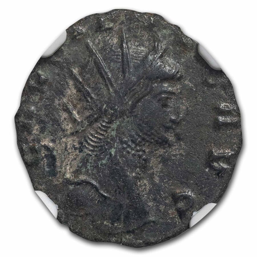 Roman BI Dbl Denarius Gallienus 253-268 AD XF NGC (Bicknor Hoard)