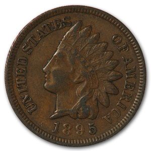1895 Indian Head Cent XF