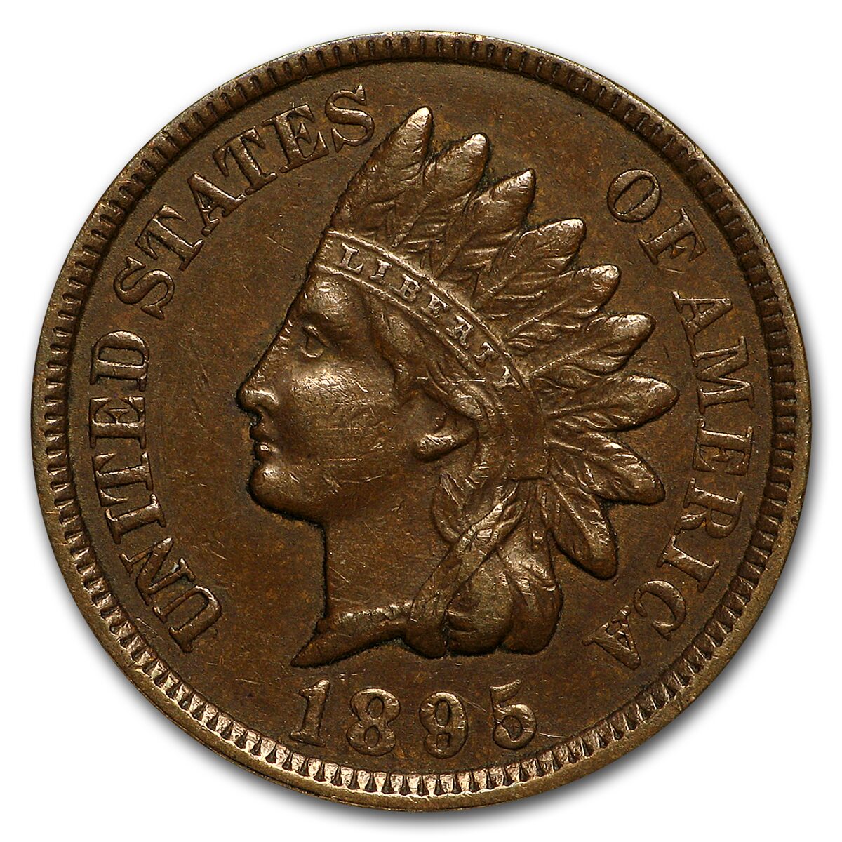 1895 Indian Head Cent AU