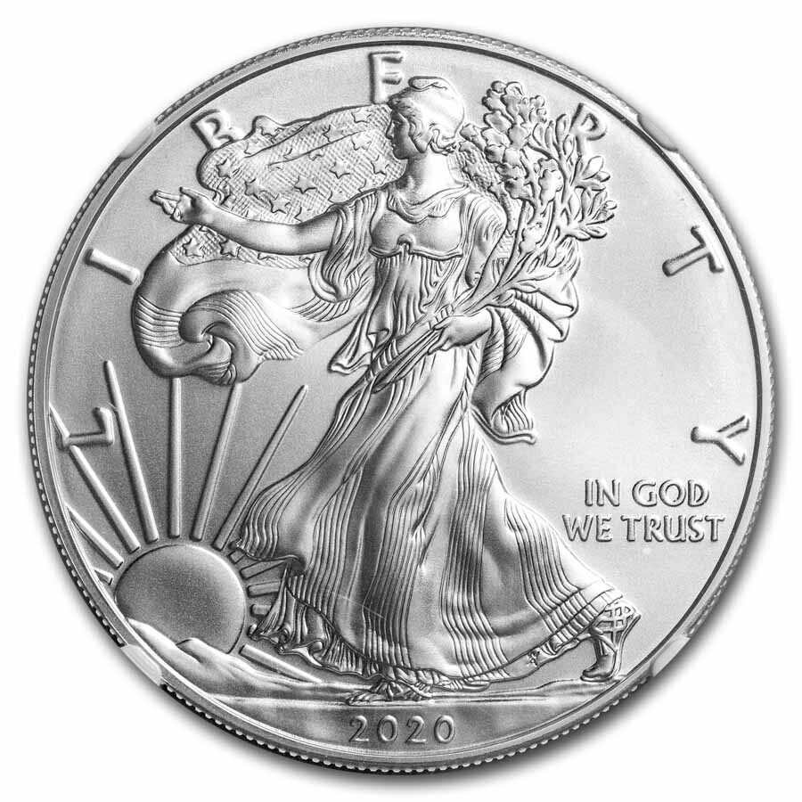 2020 (W) American Silver Eagle MS-70 NGC