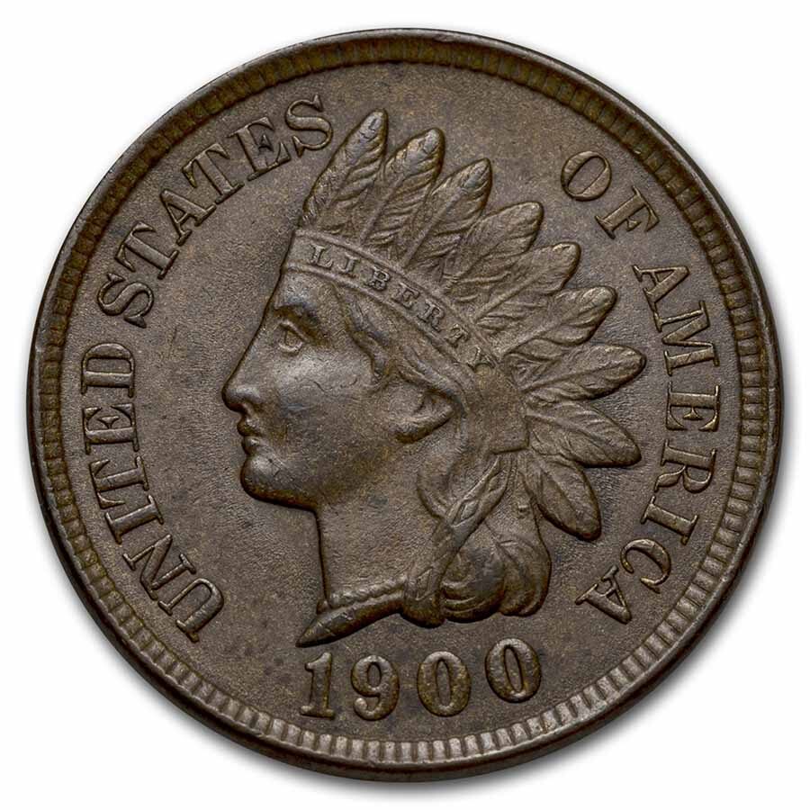 1900 Indian Head Cent BU (Brown)