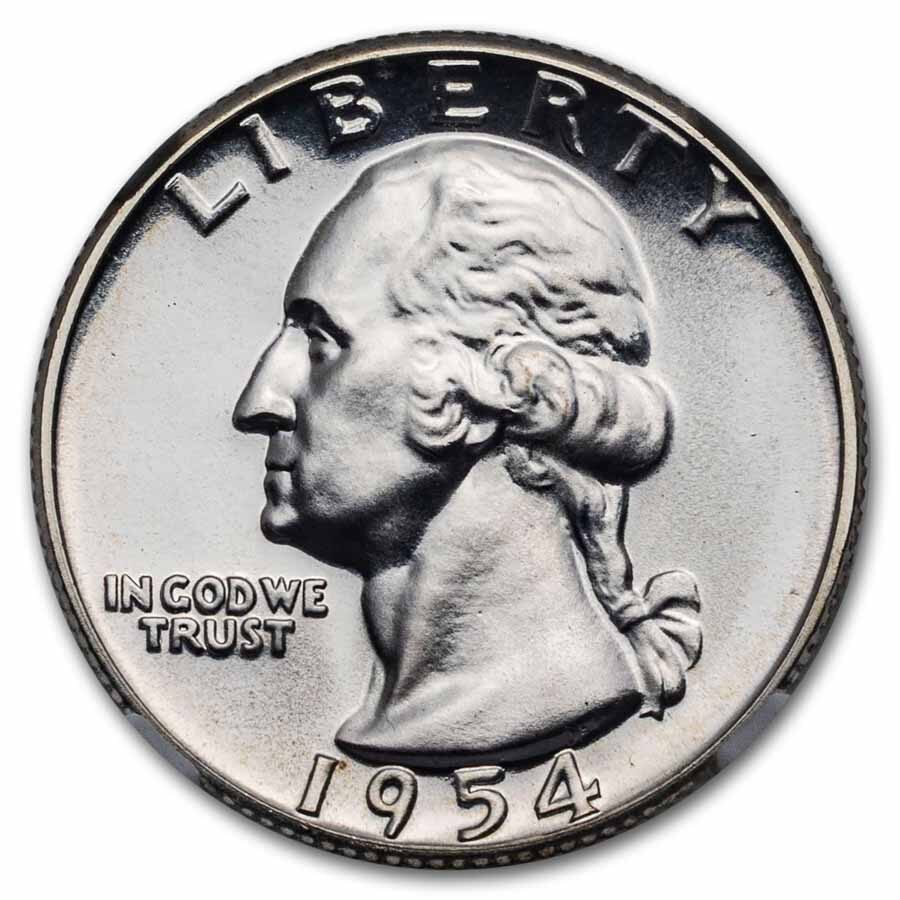 1954 Washington Quarter PF-69 NGC