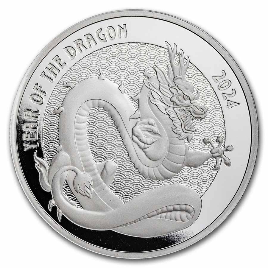 1 oz Silver Proof - 2024 Year of the Dragon (Series 2)