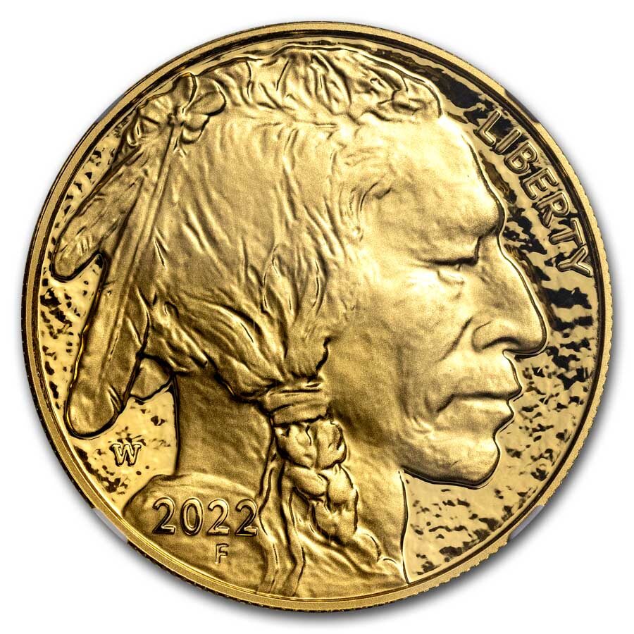 2022-W 1 oz Proof Gold Buffalo PF-70 NGC