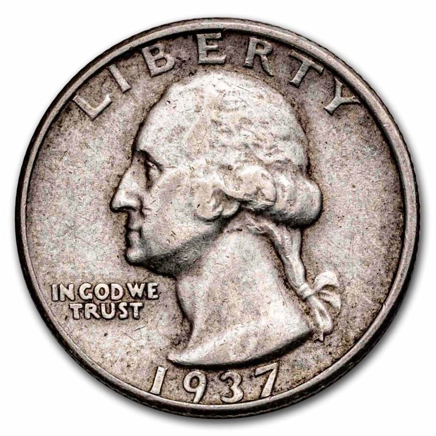 1937-D Washington Quarter XF