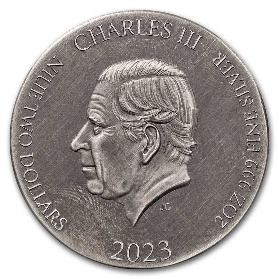 2023 2 oz Silver Coin - Biblical Series (Moses in the Bulrushes)