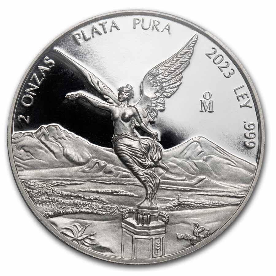 2023 Mexico 2 oz Silver Libertad PR-70 PCGS (FS, Green Label)
