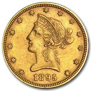 1895 $10 Liberty Gold Eagle AU