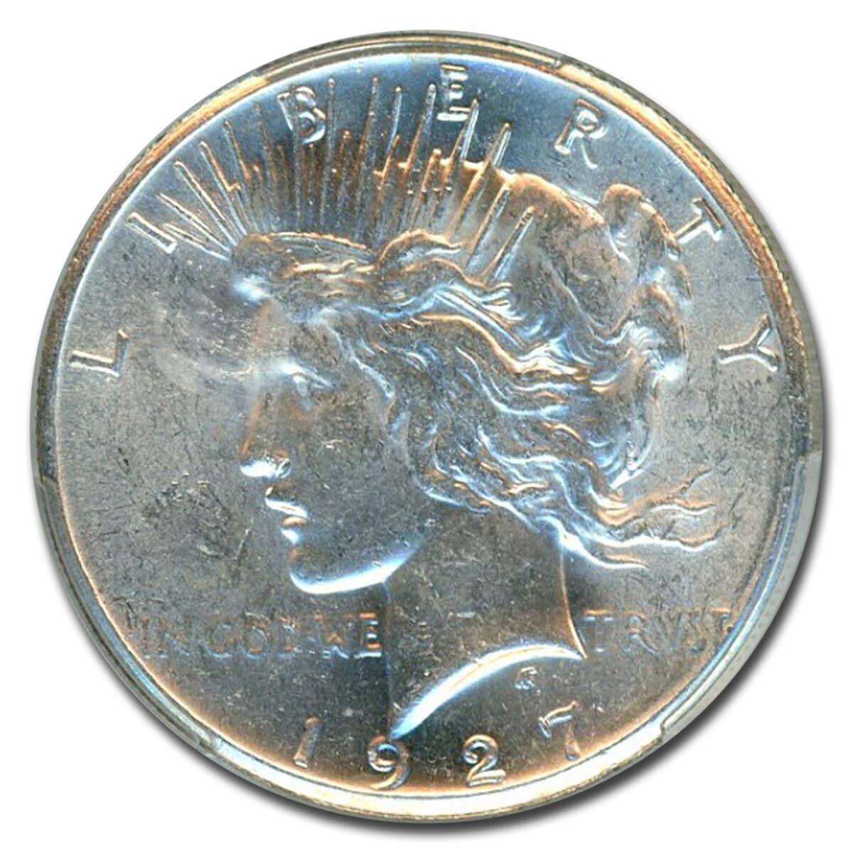 1927 Peace Dollar MS-61 PCGS