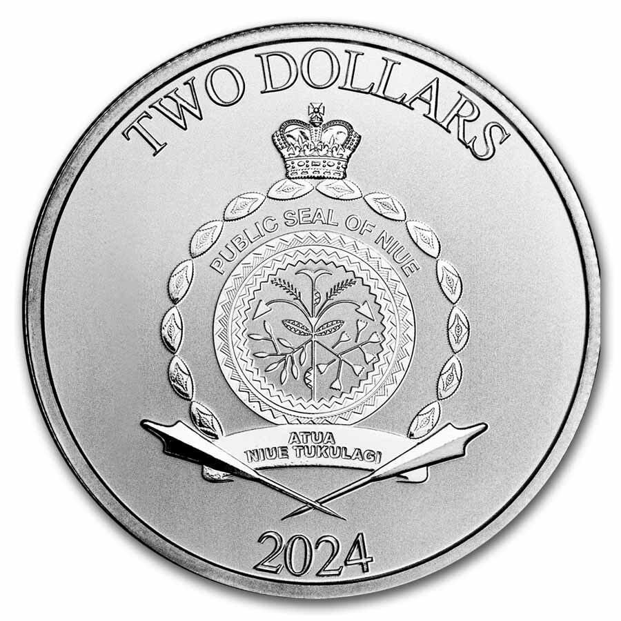 2024 Niue 1 oz Silver Heroes of Greek Mythology: Perseus BU