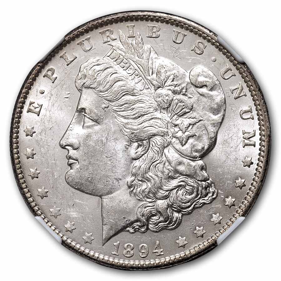 1894-O Morgan Dollar MS-60 NGC