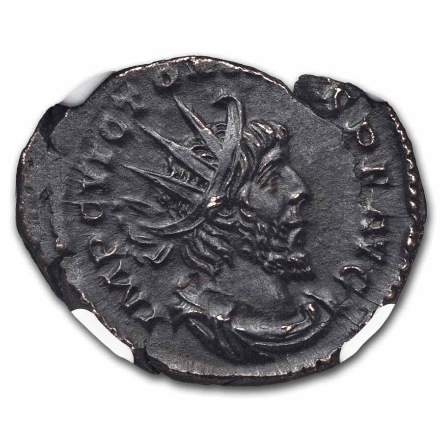 Romano-Gallic BI Double-Denarius Victorinus 269-271 AD Ch AU NGC