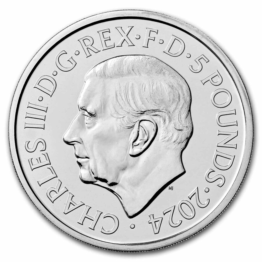 2024 GB £5 Myths & Legends Robin Hood Brilliant Uncirculated