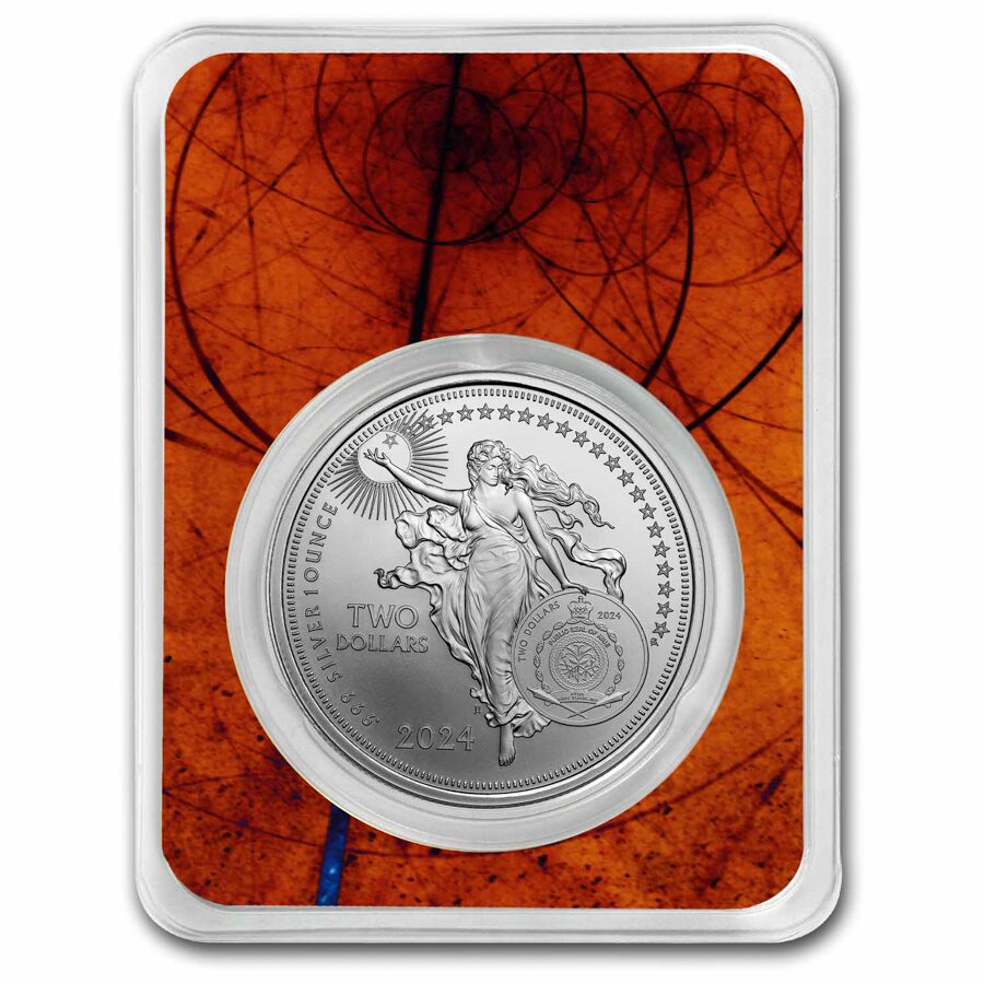 2024 Niue 1 oz Silver Icons of Inspiration: Shakespeare in TEP