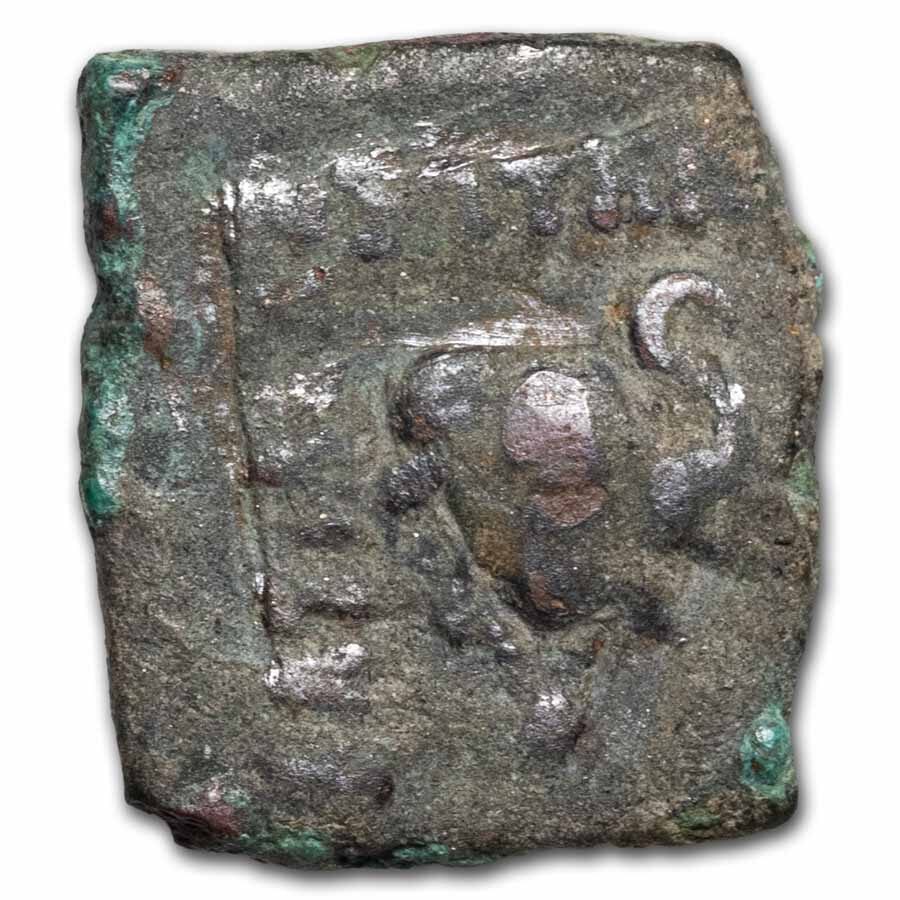 Bactria Indo-Greeks AE Unit (165/55-130 BC) Menander I VF