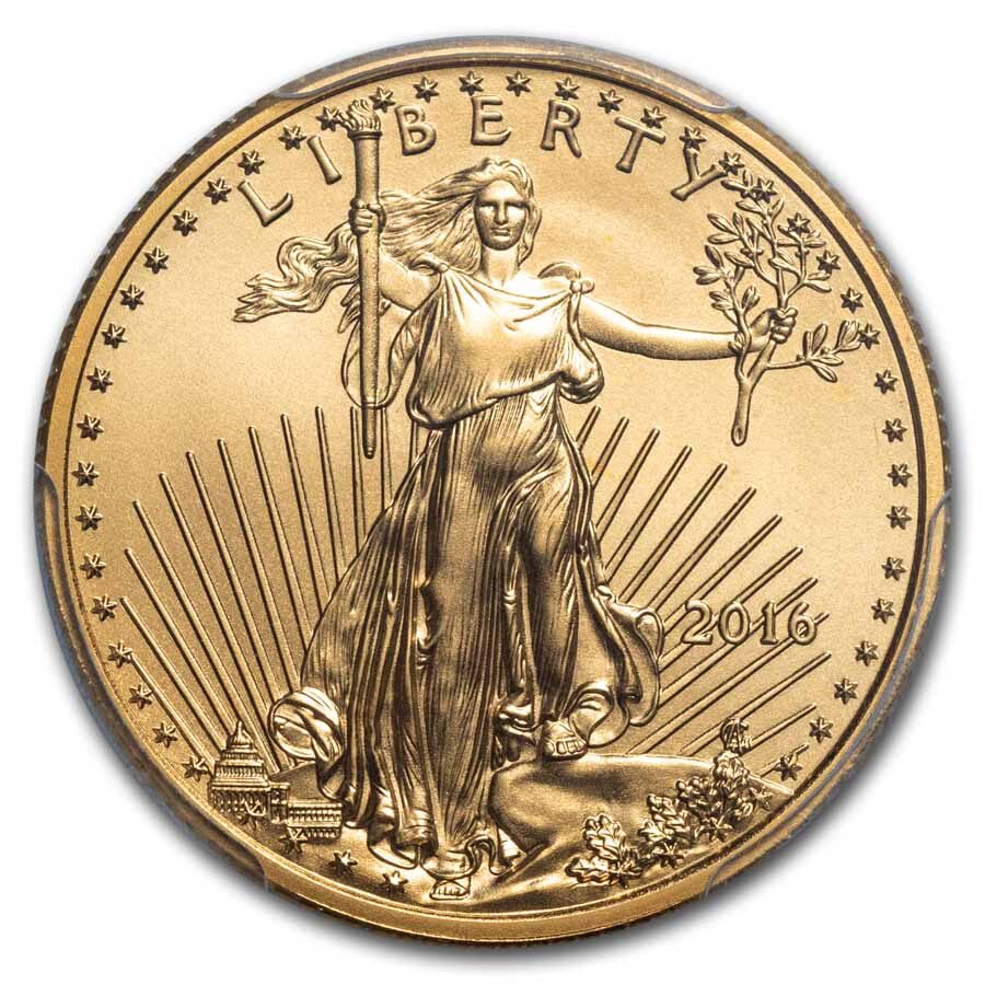 2016 1/4 oz American Gold Eagle MS-70 PCGS