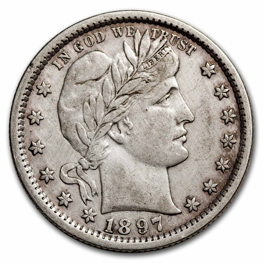 1897 Barber Quarter XF