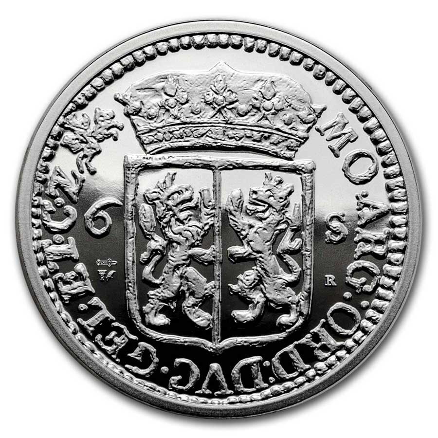 2024 Netherlands 1 oz Silver Proof Ship Shilling (w/Box & COA)