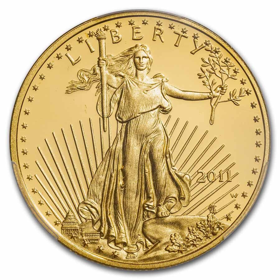 2011-W 1/2 oz Proof American Gold Eagle PR-69 PCGS