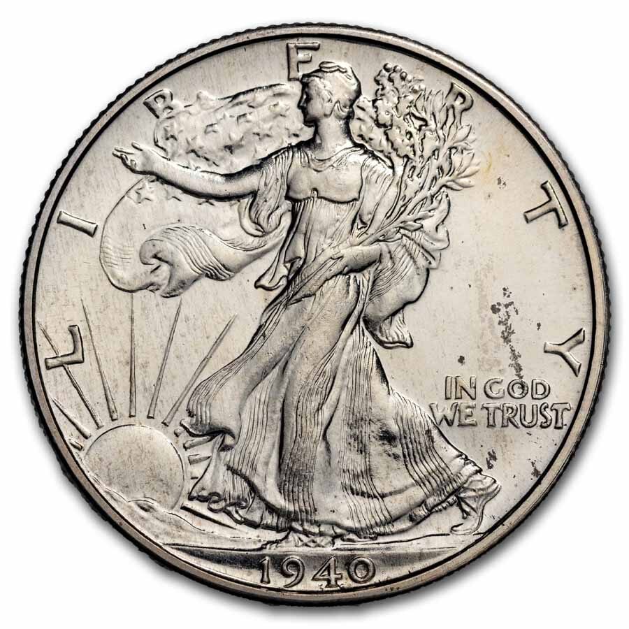 1940 Walking Liberty Half Dollar Proof