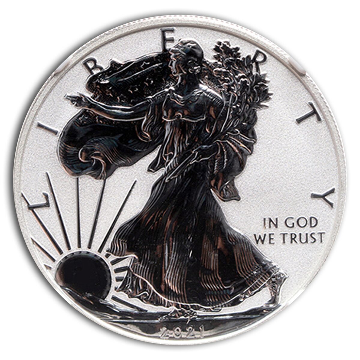 2021-W Silver Eagle (Type 1) Reverse Proof PF-70 NGC