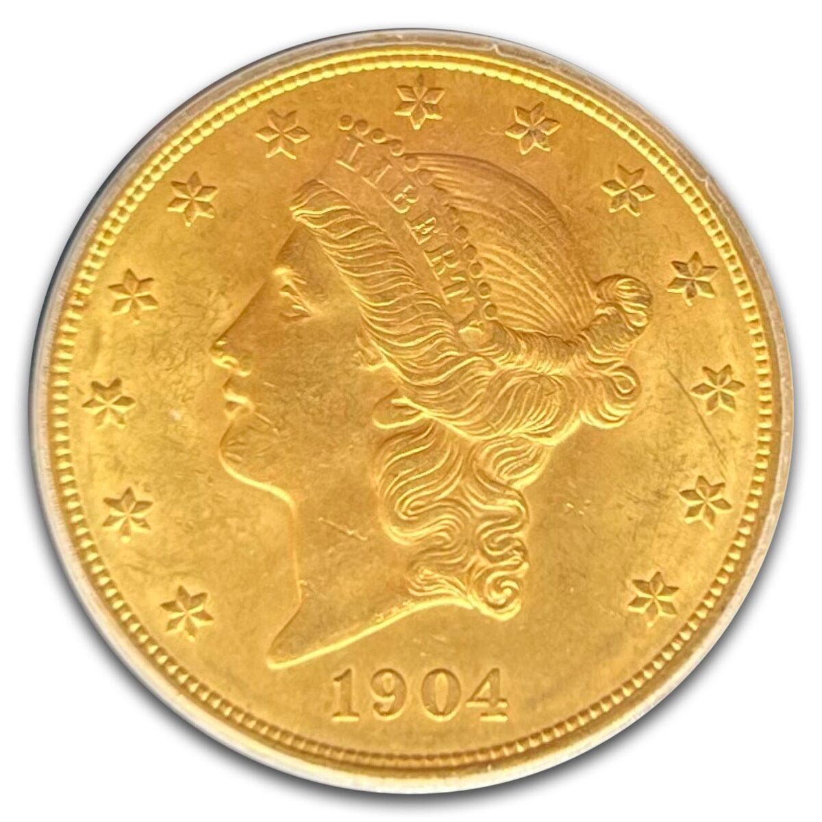 1904 $20 Liberty Gold Double Eagle MS-63 PCGS