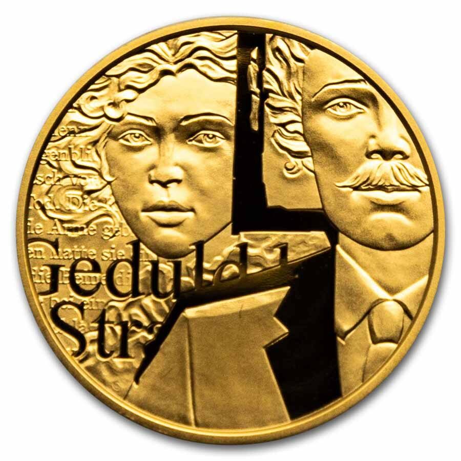 2024 Austria Proof Gold €50 Unsung Heroines Veza Canetti - Author