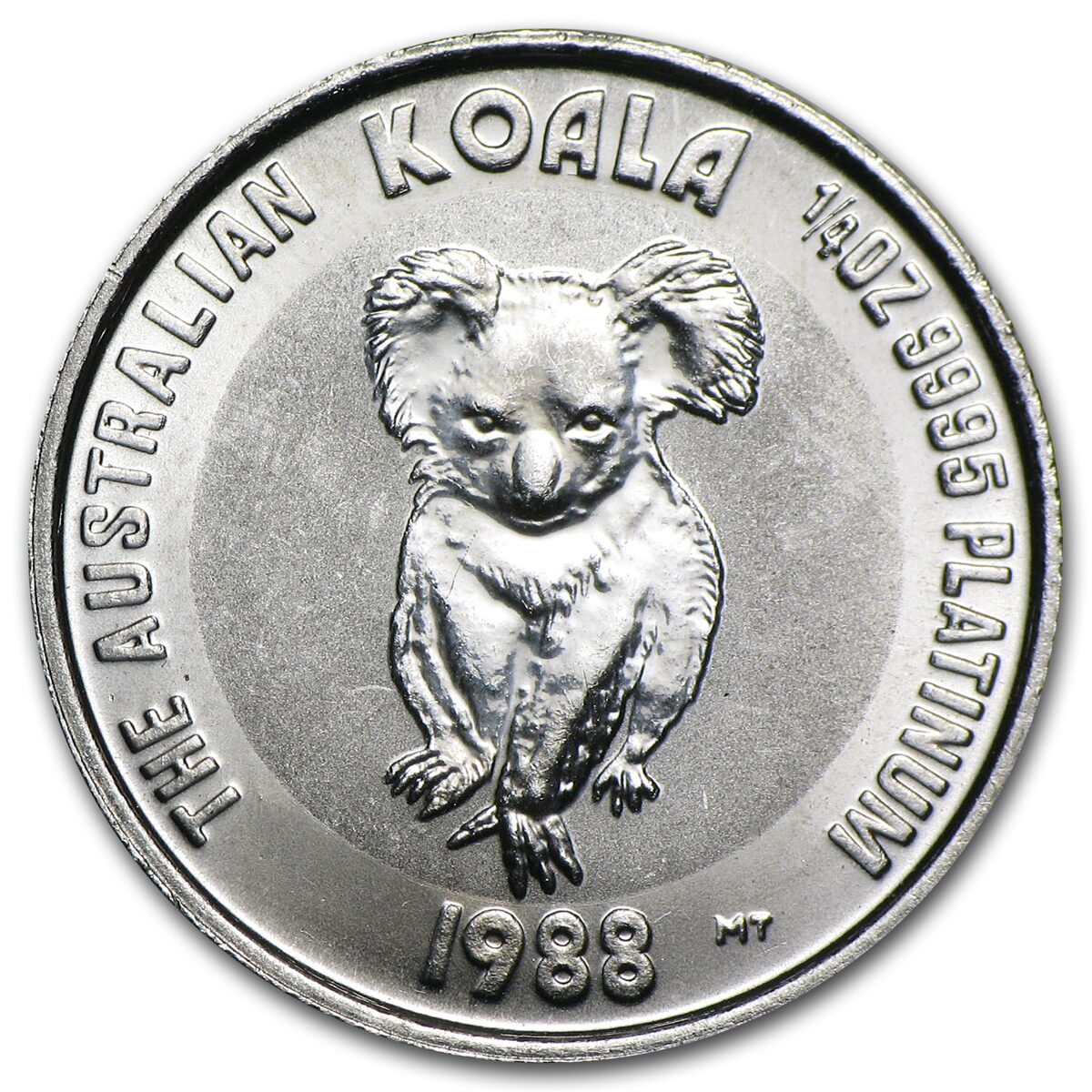 Australia 1/4 oz Platinum Koala BU (Random Year)