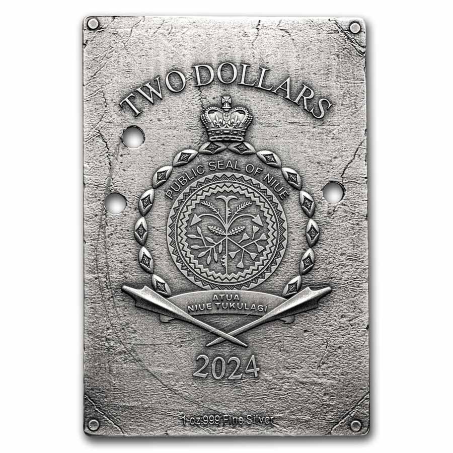 2024 Niue 1 oz Silver $2 Wild West Series: Calamity Jane