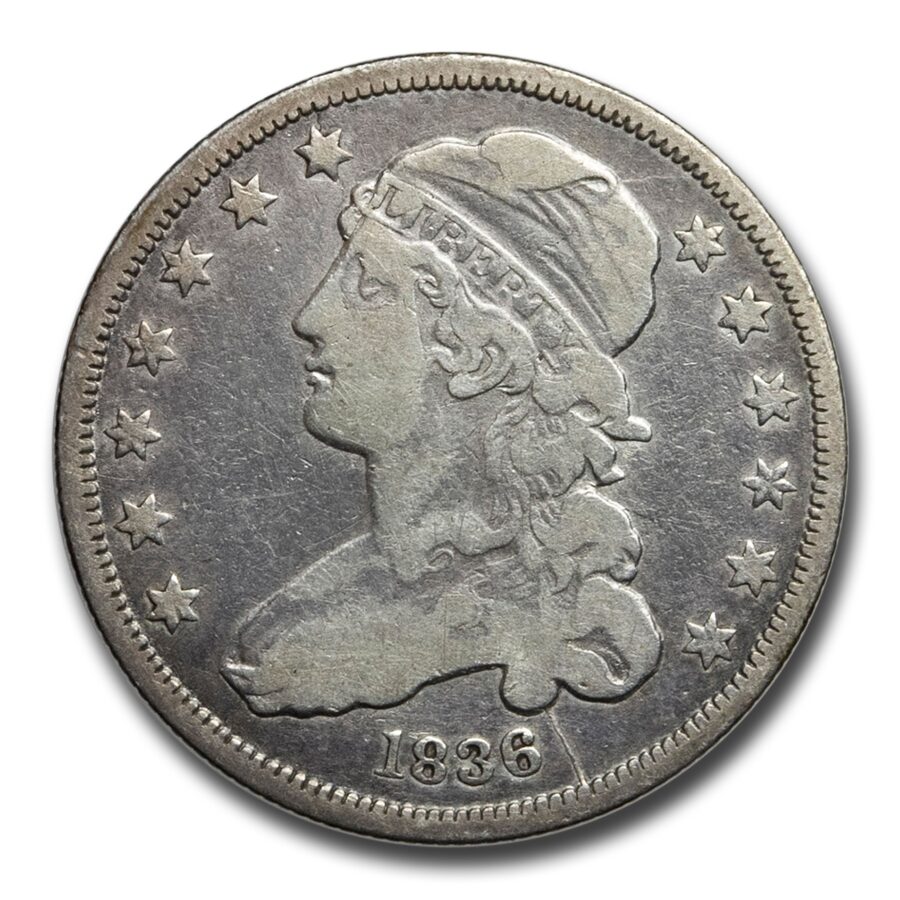 1833 Capped Bust Quarter VF