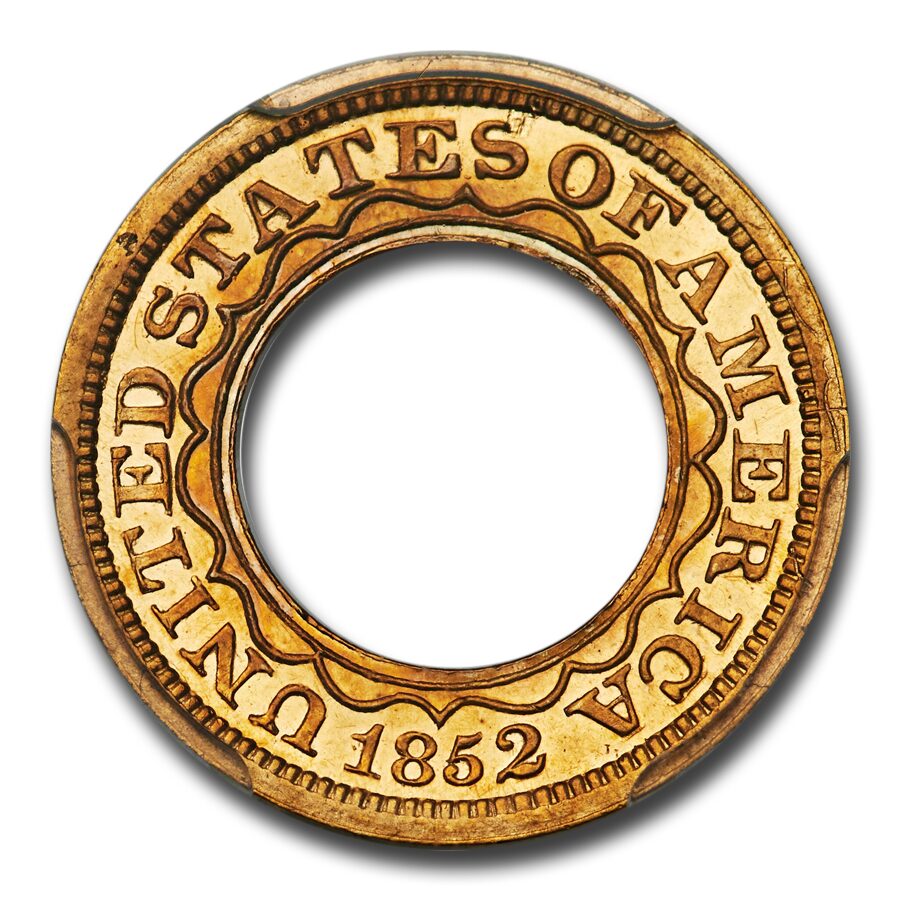 1852 $1 Pattern Gold Dollar PR-66+ PCGS (J-145, Thin)