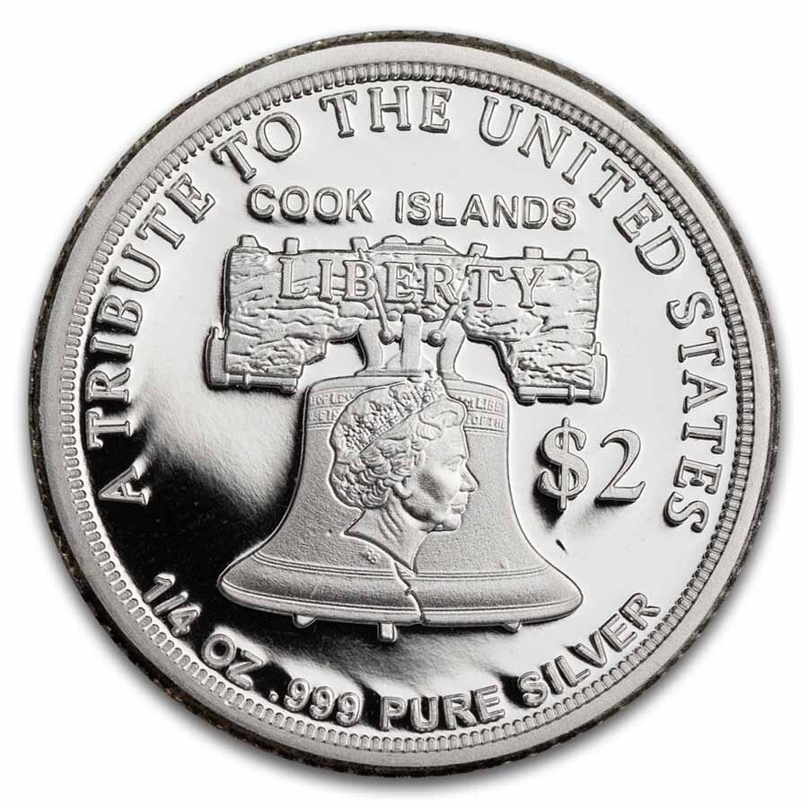 Cook Islands Silver 1/4 oz Double Eagle Proof (Random Year)